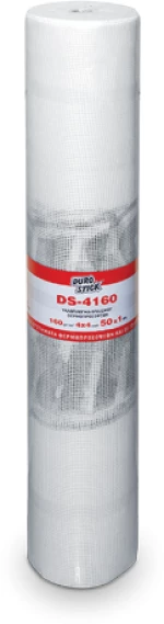 Durostick Ds-4160 Υαλόπλεγμα Οπλισμού Θερμοπροσόψεων Και Πατητών Τσιμεντοκονιών Δαπέδων, Με Άνοιγμα Καρέ 4x4mm Ρολό 1mx50m