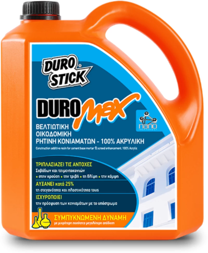 Durostick Duromax Βελτιωτική Οικοδομική Ρητίνη Κονιαμάτων - Aκρυλική 100% 3.5lt
