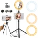 Joyroom Ring Light 26cm 2800-6000k Με Τρίποδο Και Βάση Για Κινητό Jr-zs233