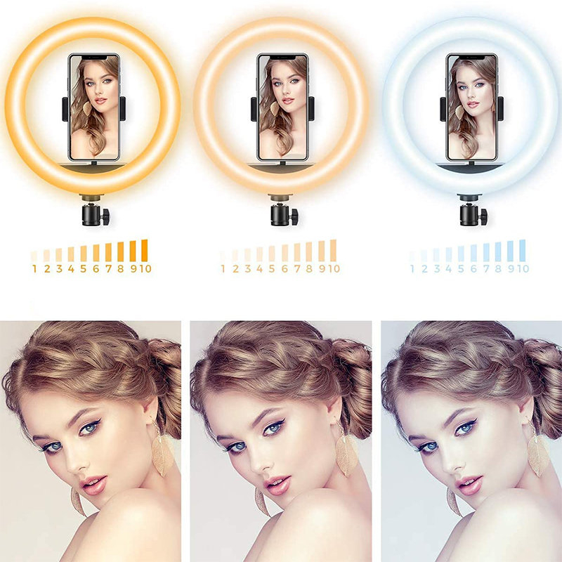 Joyroom Ring Light 26cm 2800-6000k Με Τρίποδο Και Βάση Για Κινητό Jr-zs233