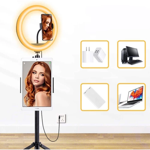 Joyroom Ring Light 26cm 2800-6000k Με Τρίποδο Και Βάση Για Κινητό Jr-zs233