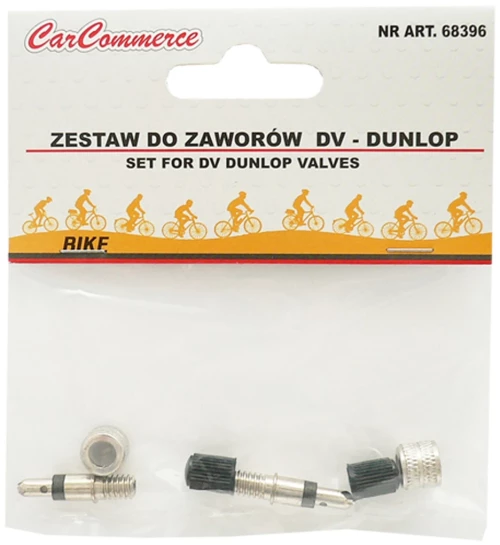Car Commerce Kit Βαλβιδασ Ποδηλατου Dunlop Σετ 6τεμ. 68396-cc