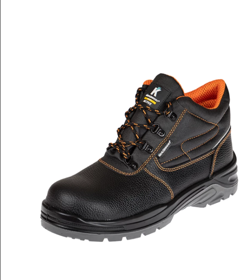 Krausmann Active S3 Mid Cut Μαυρα/ Πορτοκαλι Υποδήματα Εργασίας Νο 41