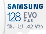 Samsung Evo Plus 2021 Microsdxc 128gb Class 10 U3 V30 A2 Κάρτα Μνήμης Με Αντάπτορα Mb-mc128ka