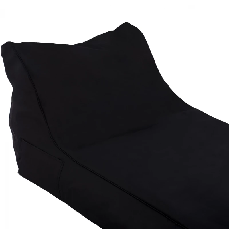 Πουφ Tanea Hm5807.04 Μαυρο Με Uv Protection 190x80x60υ Εκ.