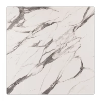 Επιφανεια Τραπεζιου Hpl Hm5839.11 Marble White-grey 80x80 Εκ. Παχουσ 12mm.