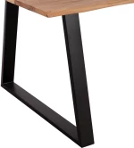 Τραπεζι Τραπεζαριασ Sofia Slim Hm8501.11 Απο Μασιφ Ξυλο Ακακιασ 200x100x77υ Εκ.