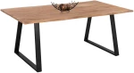 Τραπεζι Τραπεζαριασ Sofia Slim Hm8501.11 Απο Μασιφ Ξυλο Ακακιασ 200x100x77υ Εκ.