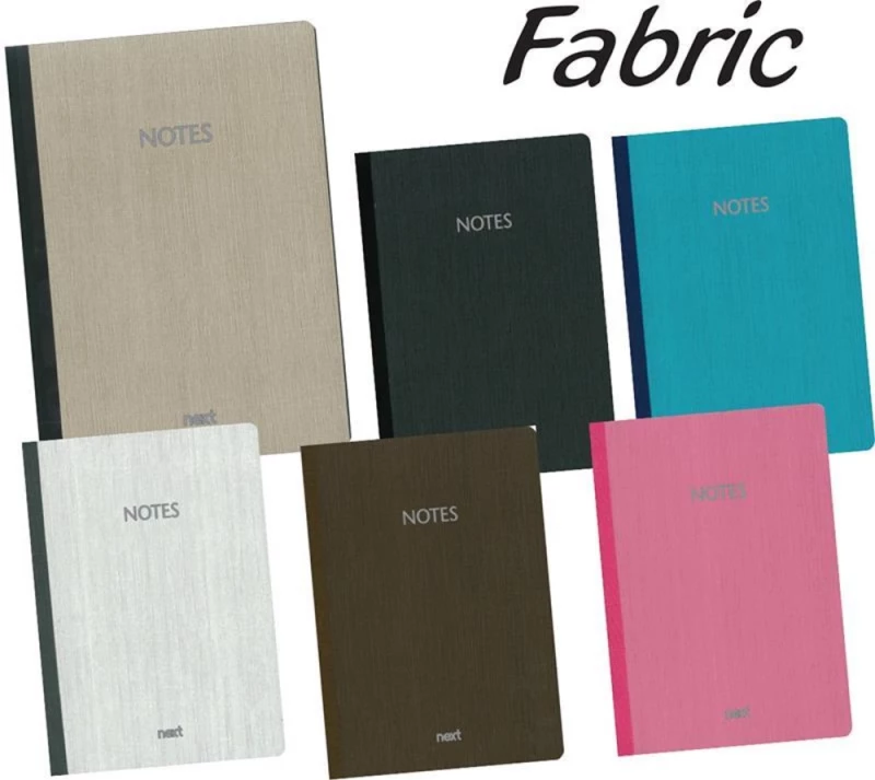 249805 Next Fabric 360° Τετρ. Flexi 17x25εκ. 3θεμ. 192σελ. (σετ 10 Τεμαχιων)
