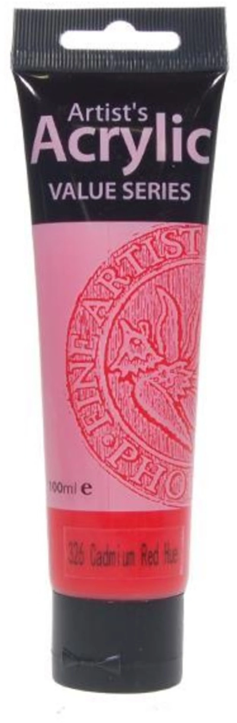 256347 Phoenix Ακρυλικό Χρώμα 326 Cad Red Hue, Σωληνάριο 100ml