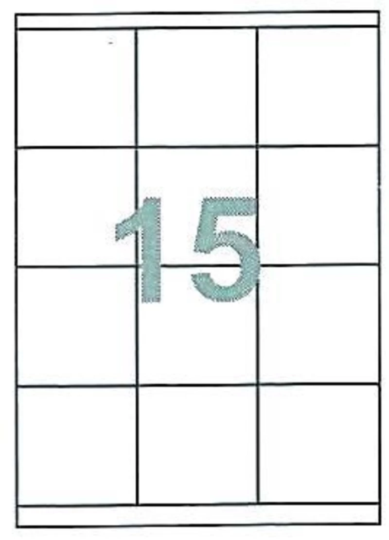 258827 Fleks Ετικέτ. Αυτοκόλ. Λευκέσ 70x51mm 15/φ 100φ Α4
