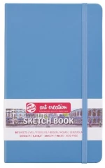 261008 Talens Sketch Book Γαλάζιο 80φυλ. 13x21εκ. 140 Γρ.
