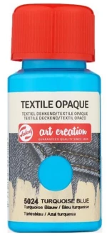 261093 Talens Χρώμα Textile Opaque 5024 Turquoise Blue 50ml (σετ 4 Τεμαχιων)