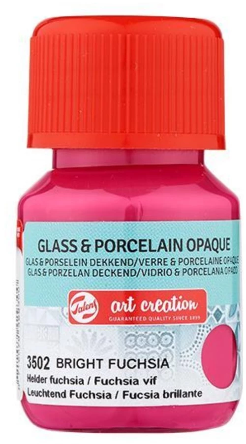 261137 Talens Χρώμα Glass/porcelain Opaque 3502 Bright Fuchsia 30ml