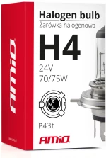 Amio H4 24v 70/75w P43t Lumitec Αλογονου Amio - 1 Τεμ. 01267/am