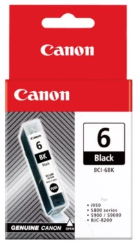 Αυθεντικό Φυσίγγιο Μελάνης Canon 6blk Μαύρο Όχι