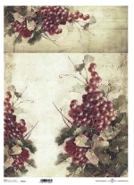 256125 Ριζόχαρτο `grapes` 42x29.7εκ. (itd-r129l) (σετ 3 Τεμαχιων)