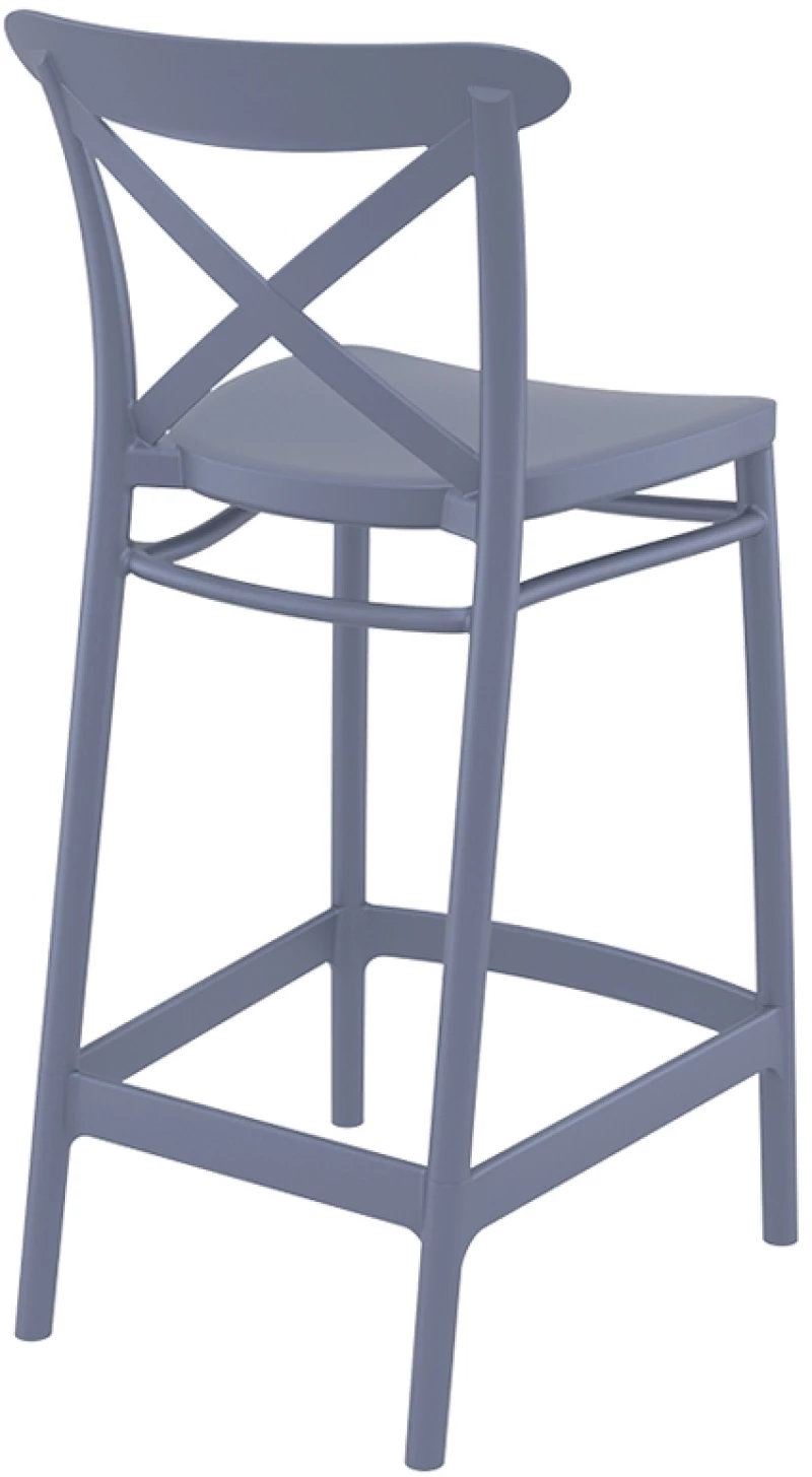 Cross 65εκ.σκαμπο Dark Grey Πολ/νιου