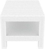 Monaco White Τραπεζι 92χ57χ45εκ. Πολ/νιου