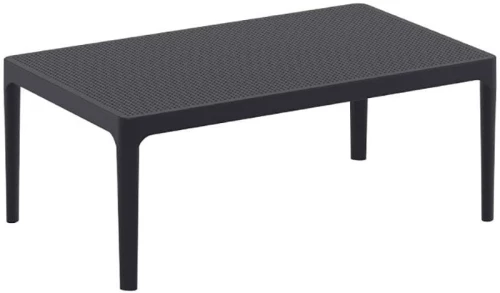 Sky Black 100χ60χ40εκ. Τραπεζι Πολ/νιου