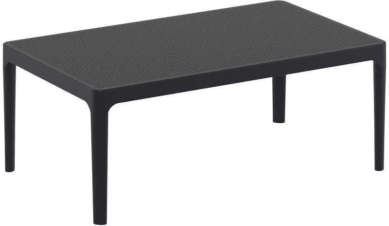Sky Black 100χ60χ40εκ. Τραπεζι Πολ/νιου