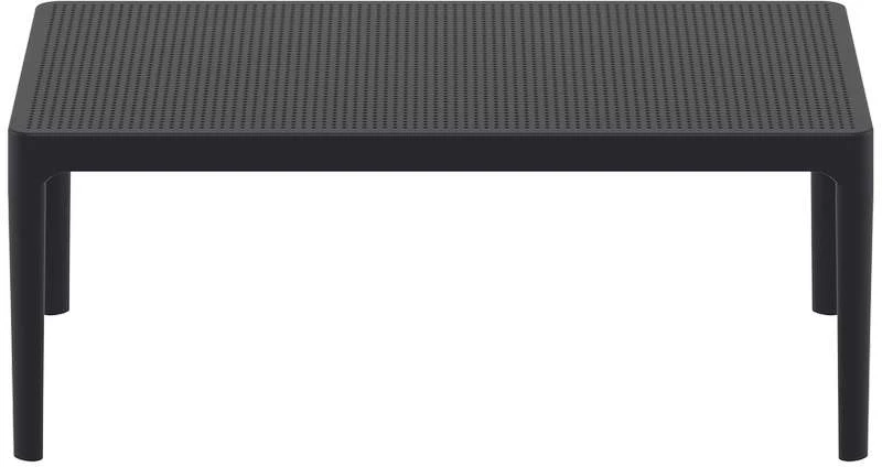 Sky Black 100χ60χ40εκ. Τραπεζι Πολ/νιου