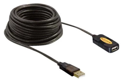 Delock Usb 2.0 Extension, 10m Usb Cable Black