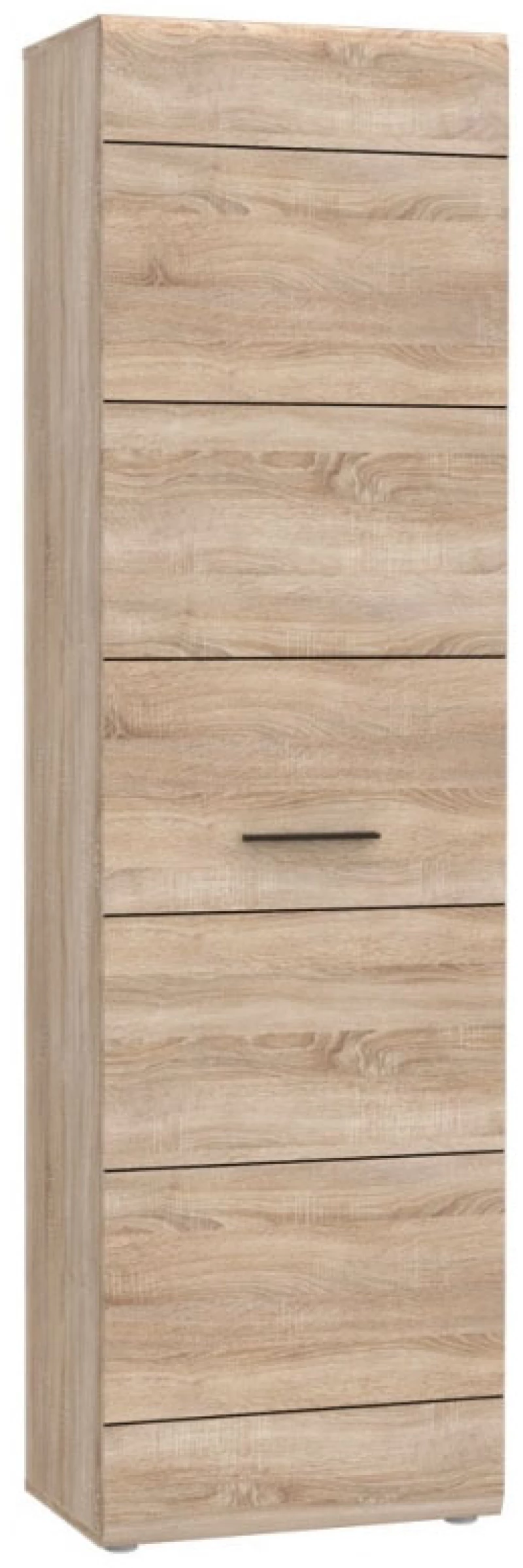 Ντουλάπα Μονόφυλλη Εισόδου Solo 55x34x197 Sonoma Wenge Και Mdf