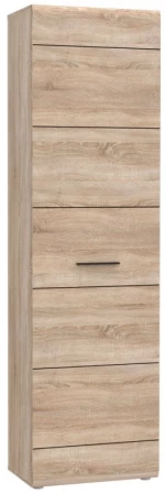 Ντουλάπα Μονόφυλλη Εισόδου Solo 55x34x197 Sonoma Wenge Και Mdf