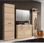 Ντουλάπα Μονόφυλλη Εισόδου Solo 55x34x197 Sonoma Wenge Και Mdf