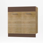 Alina Κάτω Ντουλάπι Νεροχύτη 80x44,5x85cm Σονόμα-μόκκα