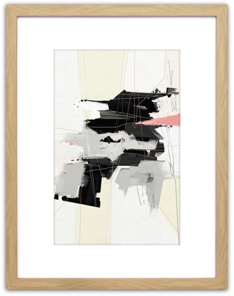 271898 Πινακασ Σε Κορνιζα Πλαστικο Abstract 35x45x1.8cm