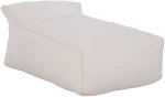 247404 Πουφ Zafer Με Textilene 600gr/m2 2x1 Λευκο 88x128x60υεκ