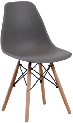 Καρέκλα Colt Γκρι Pp/ξύλο 46x52x82cm