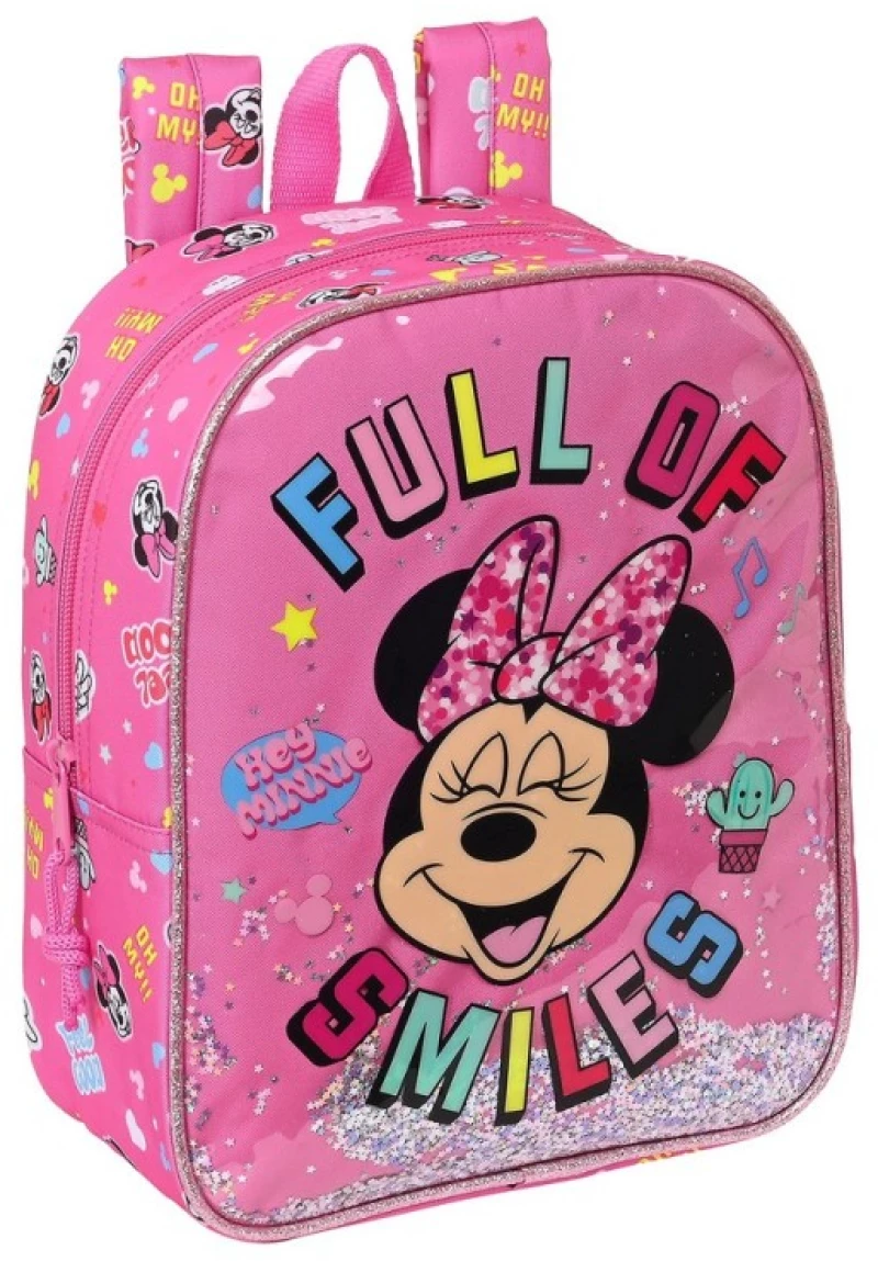 Σχολική Τσάντα Minnie Mouse Lucky Ροζ (22 X 27 X 10 Cm)