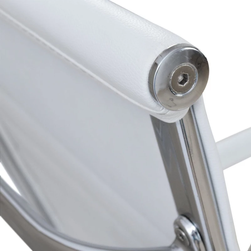 Καρέκλα Γραφείου Διωνη Λευκό Pu 55x60x104-111cm