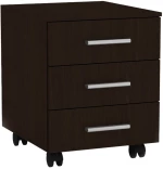 Συρταριέρα Τροχήλατη Luke Pakoworld Wenge 40x48.5x53.5εκ