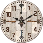 Ρολόι Τοίχου Mdf Φ34x3.8cm