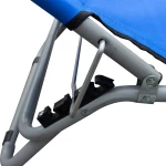 Ξαπλώστρα Παραλίας Μπλε Μέταλλο/ύφασμα 188x57x25cm