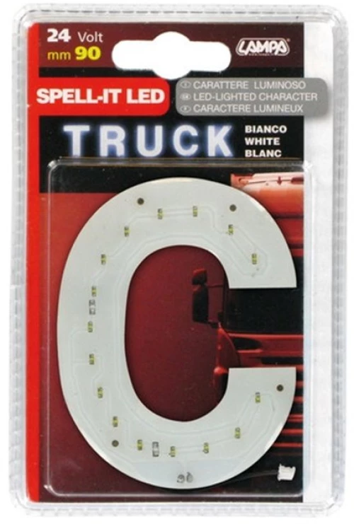 Γραμμα C Λευκο 24v Led