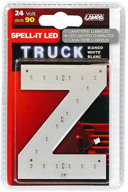 Γραμμα Ζ Λευκο 24v Led