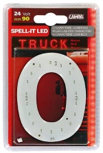 Γραμμα Ο Κοκκινο 24v Led