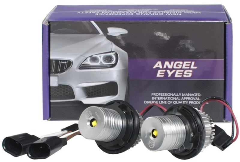 Λαμπακια Για Angel Bmw 12v 2x10w Cree Λευκο Φωσ E39/e53/e65/e66/e60/e63/e64/e87 2τεμ. M-tech
