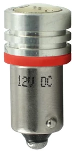 T4w 12v 1w Ba9s (μινιον) Led 1xhp Κοκκινο 1τεμ.