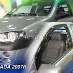 Fiat Strada 2d 2007+ Ζευγαρι Ανεμοθραυστεσ Απο Ευκαμπτο Φιμε Πλαστικο Heko - 2 Τεμ.
