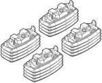 Mazda 3 4d/5d 01/04-13 / Kia Ceed 5d 02/07-04/12 Kit Ακρα (ποδια) Για Μπαρεσ Nordrive