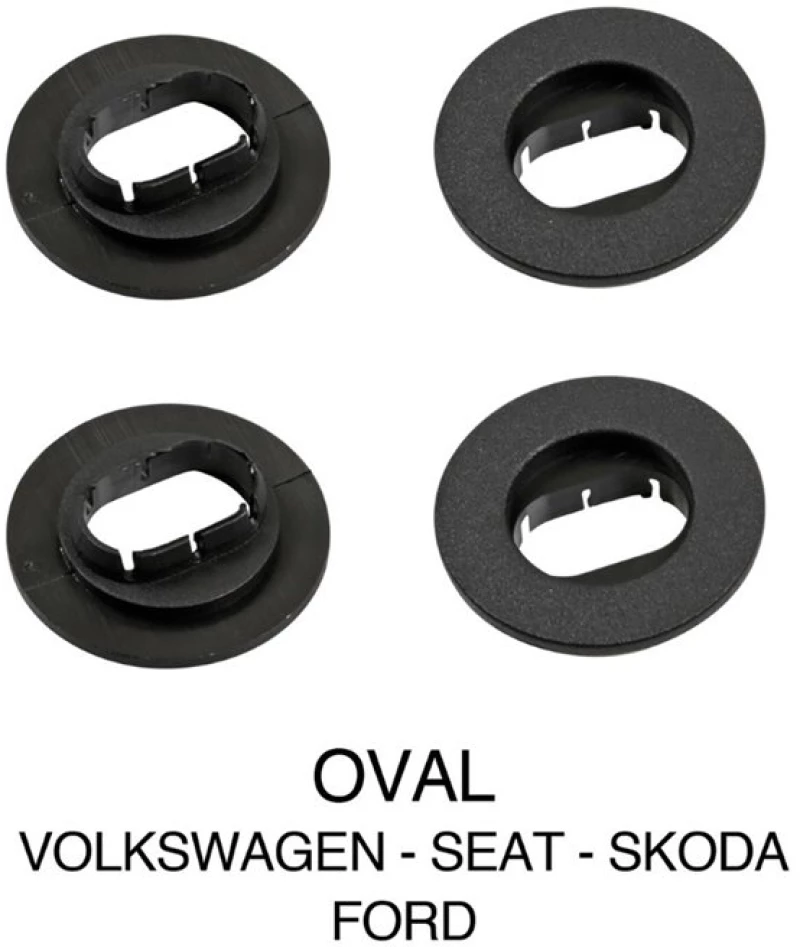 Volkswagen/seat/skoda/ford Κουμπωματα Κλιπσ Για Πατακια (οβαλ) - 4 Τεμ.