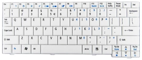 Πληκτρολόγιο Για Acer A110/a150, Λευκό
