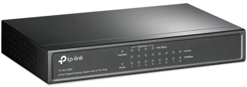 Tp-link 8-port Gigabit Desktop Switch Tl-sg1008p, 4-port Poe, Ver. 4.0