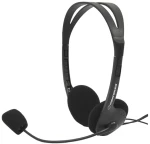Esperanza Headphones Με Μικρόφωνο Scherzo Eh102, 2x 3.5mm, 2.5m, Μαύρα
